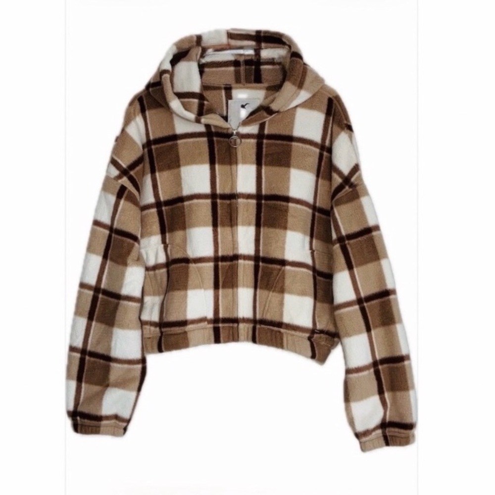 Hollister - Plaid Plush Jacket